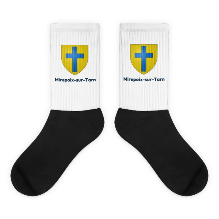 Chaussettes — blason de Mirepoix-sur-Tarn