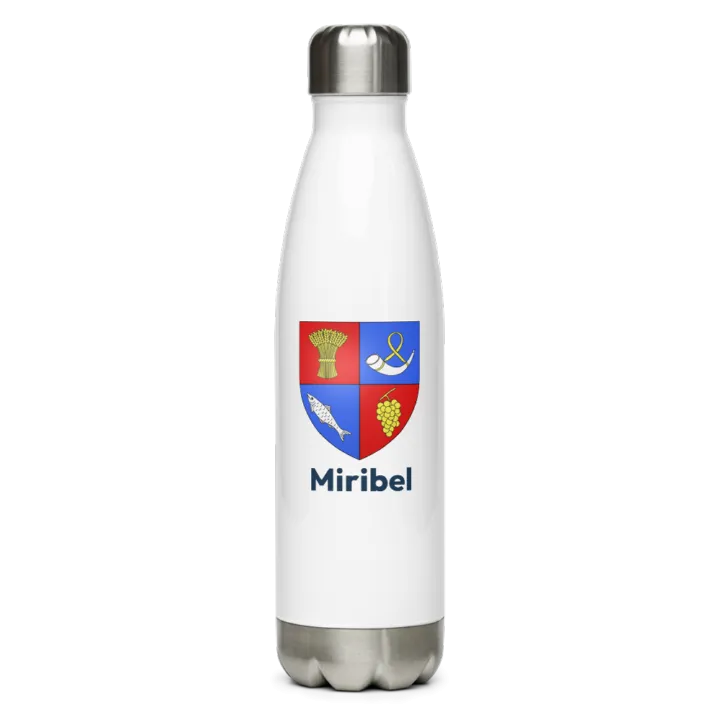 Gourde inox blason de Miribel