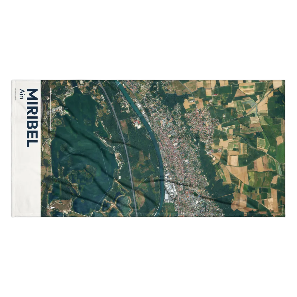 Serviette cartographique — carte de Miribel