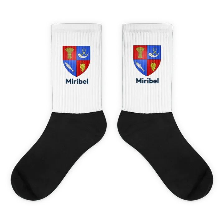 Chaussettes — blason de Miribel