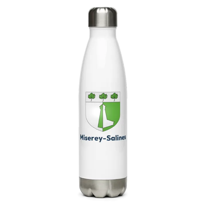 Gourde inox blason de Miserey-Salines