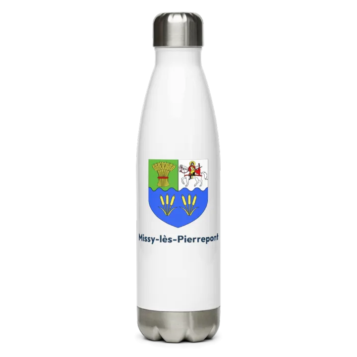Gourde inox blason de Missy-lès-Pierrepont