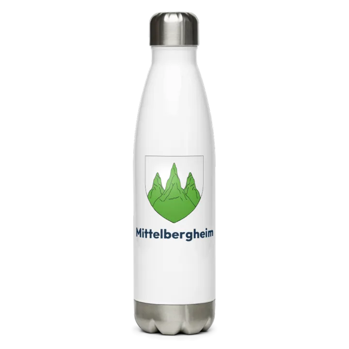Gourde inox — blason de Mittelbergheim