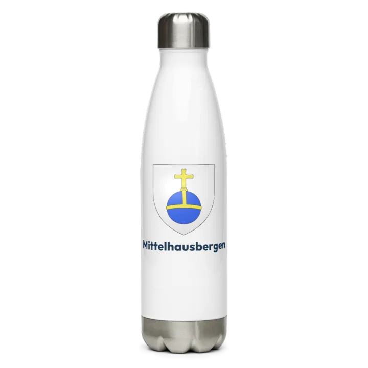 Gourde inox — blason de Mittelhausbergen
