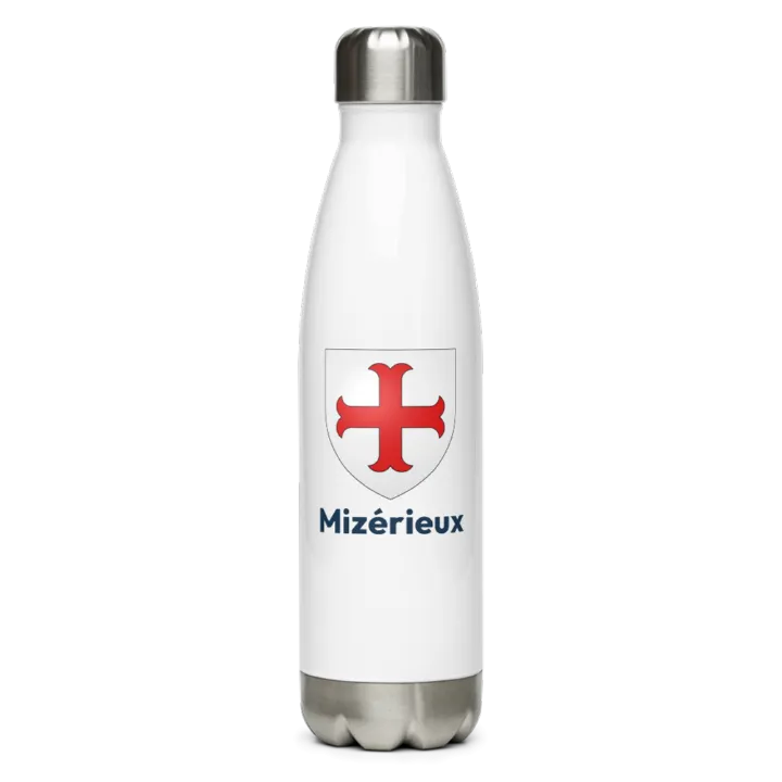 Gourde inox blason de Mizérieux