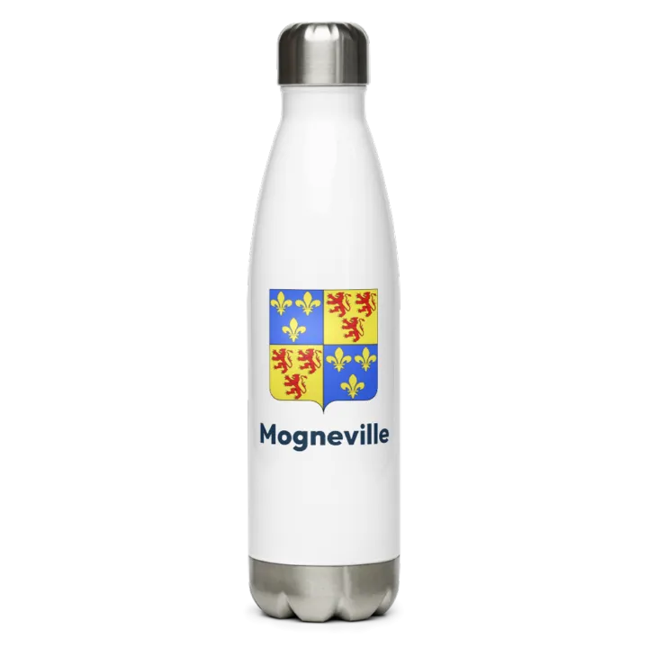 Gourde inox — blason de Mogneville