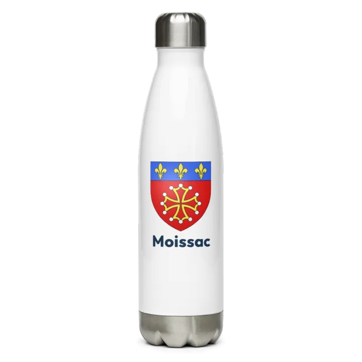 Gourde inox blason de Moissac