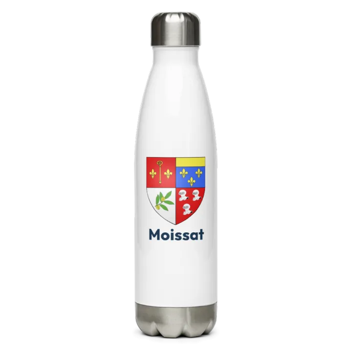 Gourde inox blason de Moissat