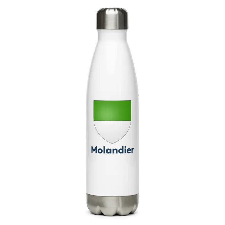Gourde inox blason de Molandier