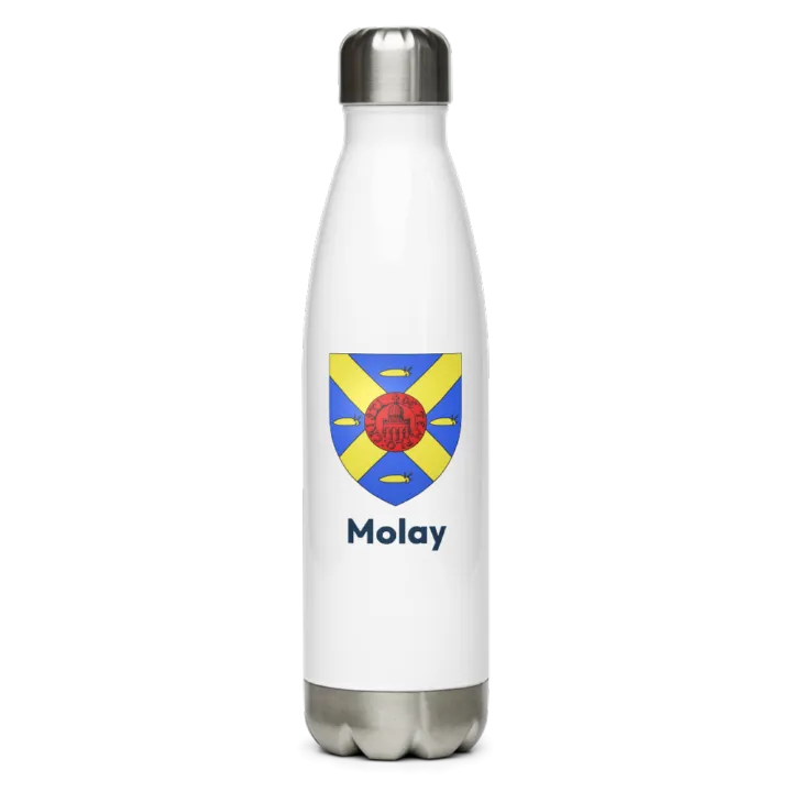 Gourde inox blason de Molay