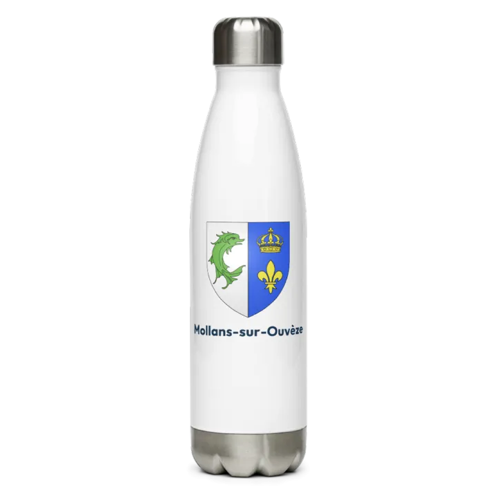 Gourde inox blason de Mollans-sur-Ouvèze