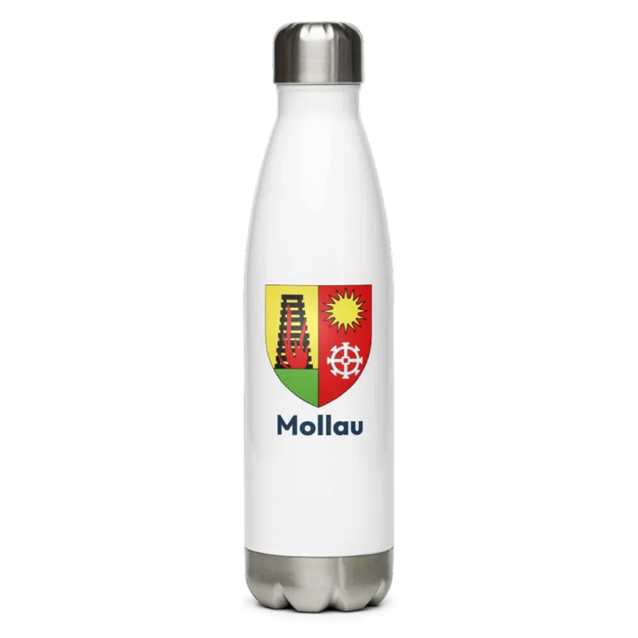 Gourde inox blason de Mollau