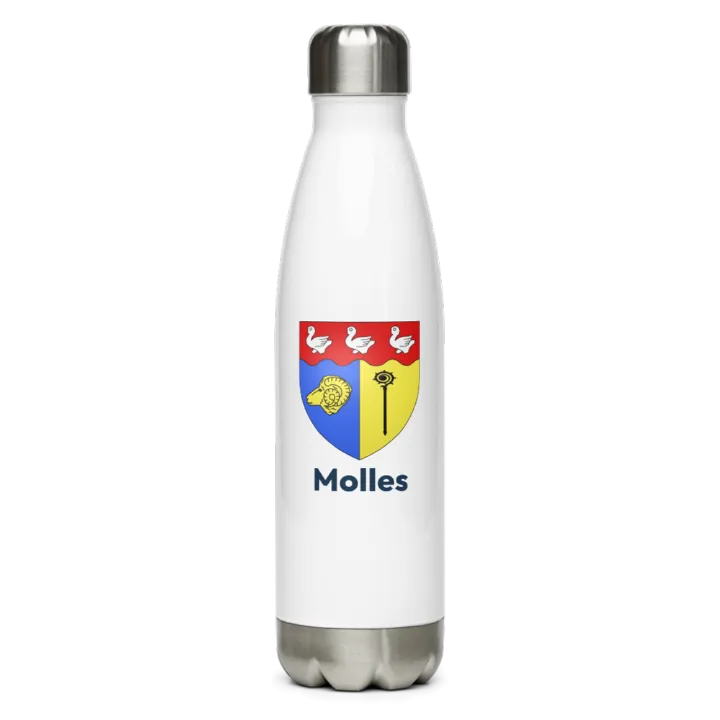 Gourde inox blason de Molles