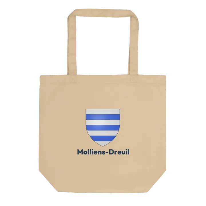 Tote bag coton bio — blason de Molliens-Dreuil