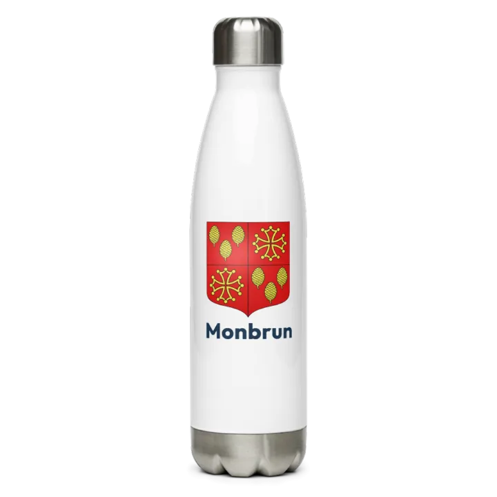 Gourde inox blason de Monbrun