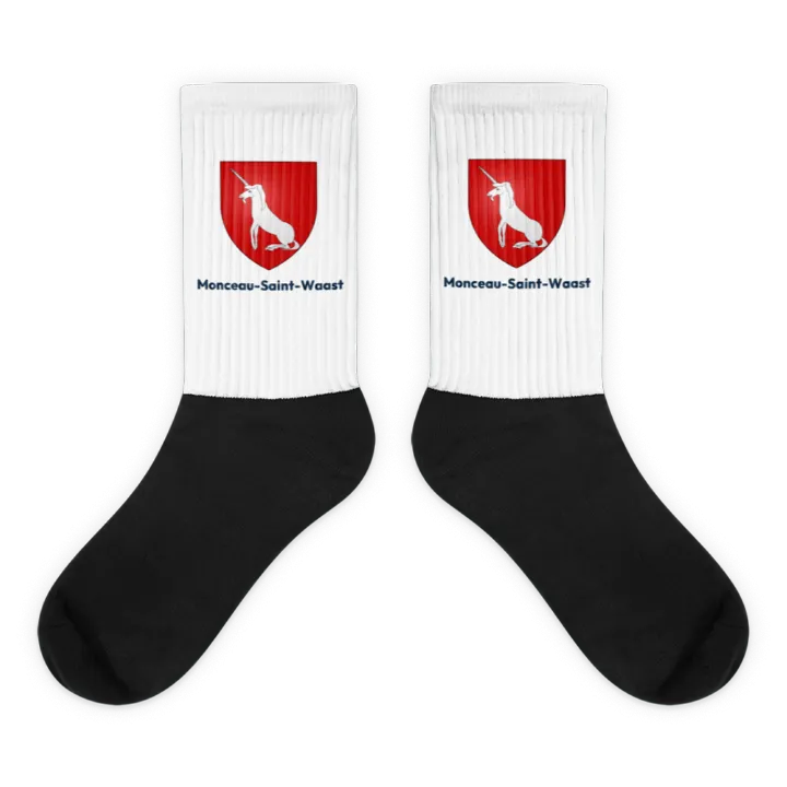 Chaussettes — blason de Monceau-Saint-Waast