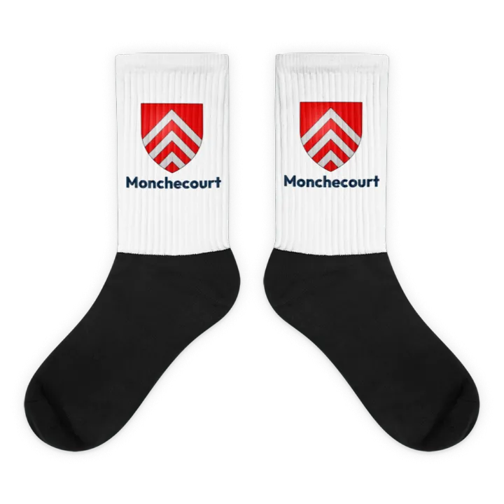 Chaussettes — blason de Monchecourt