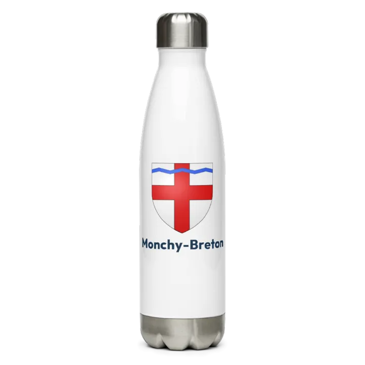 Gourde inox blason de Monchy-Breton
