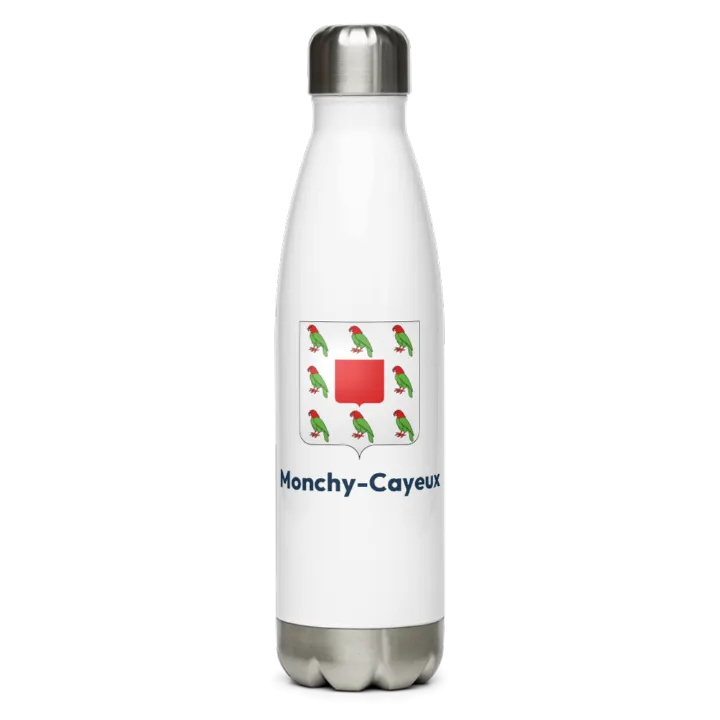 Gourde inox blason de Monchy-Cayeux