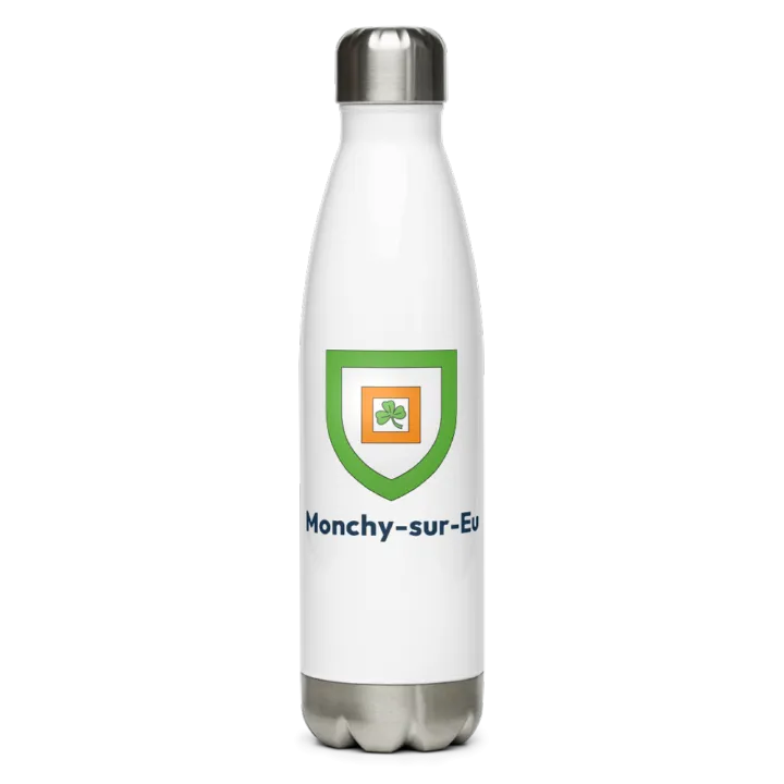 Gourde inox blason de Monchy-sur-Eu