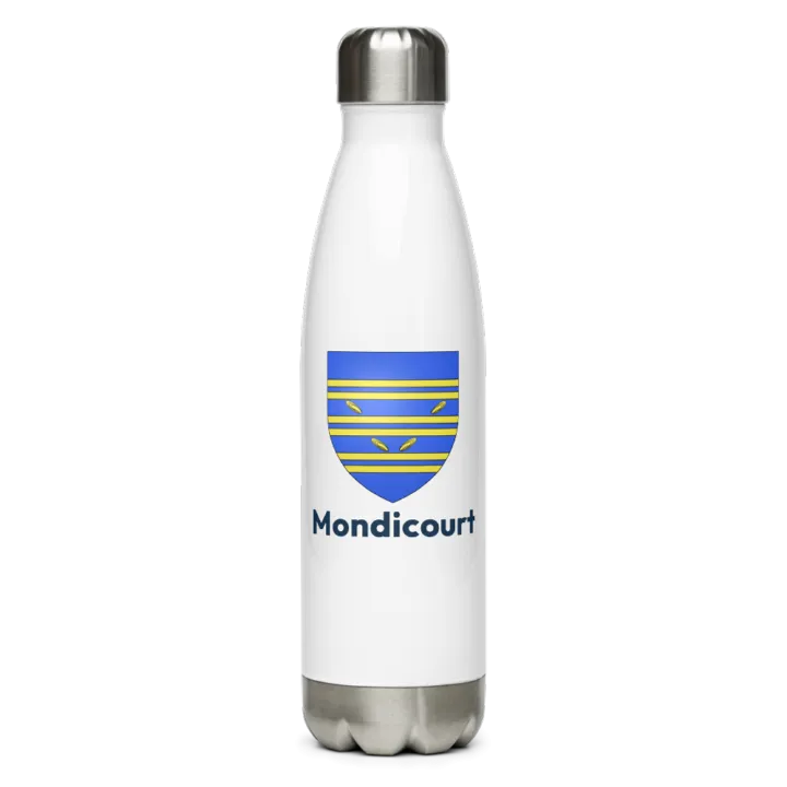 Gourde inox blason de Mondicourt