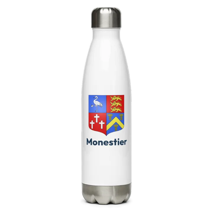 Gourde inox blason de Monestier