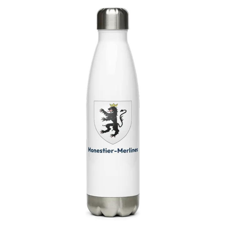 Gourde inox blason de Monestier-Merlines