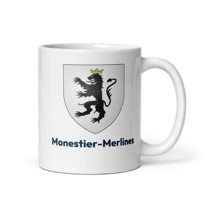 Mug blason de Monestier-Merlines