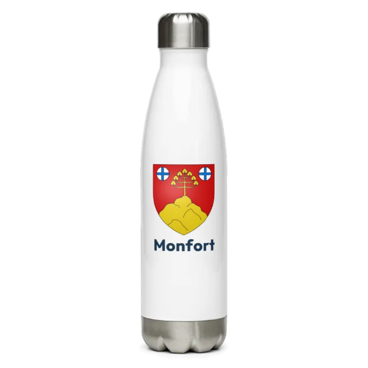 Gourde inox blason de Monfort