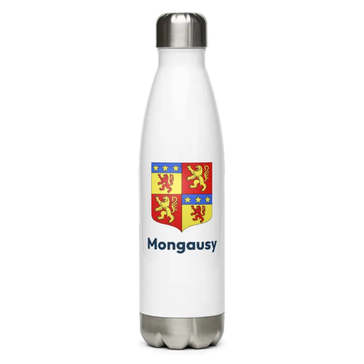 Gourde inox blason de Mongausy