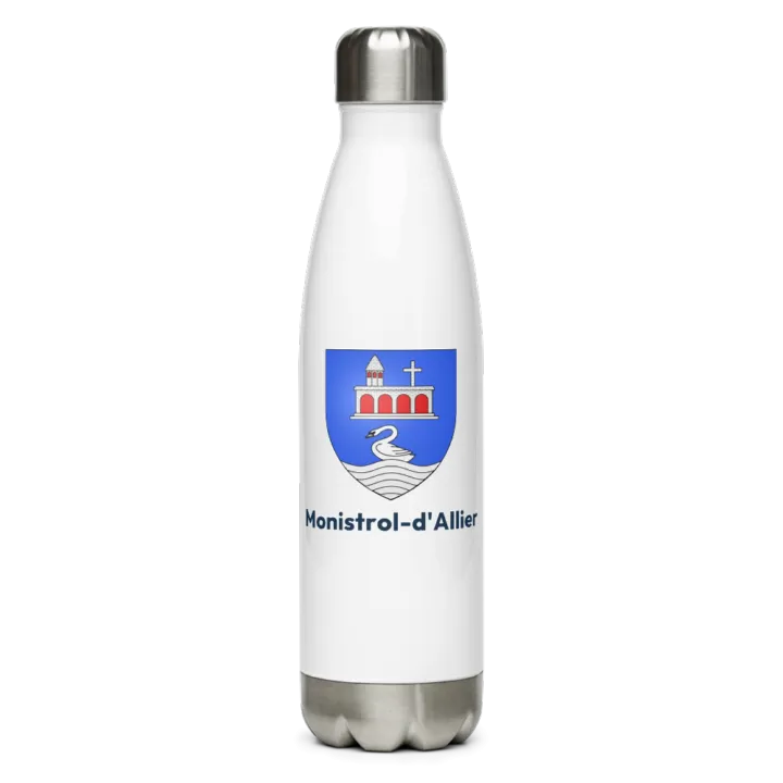 Gourde inox blason de Monistrol-d'Allier