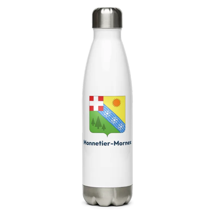 Gourde inox blason de Monnetier-Mornex