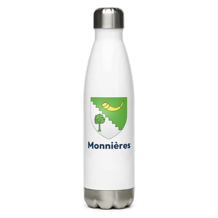 Gourde inox blason de Monnières
