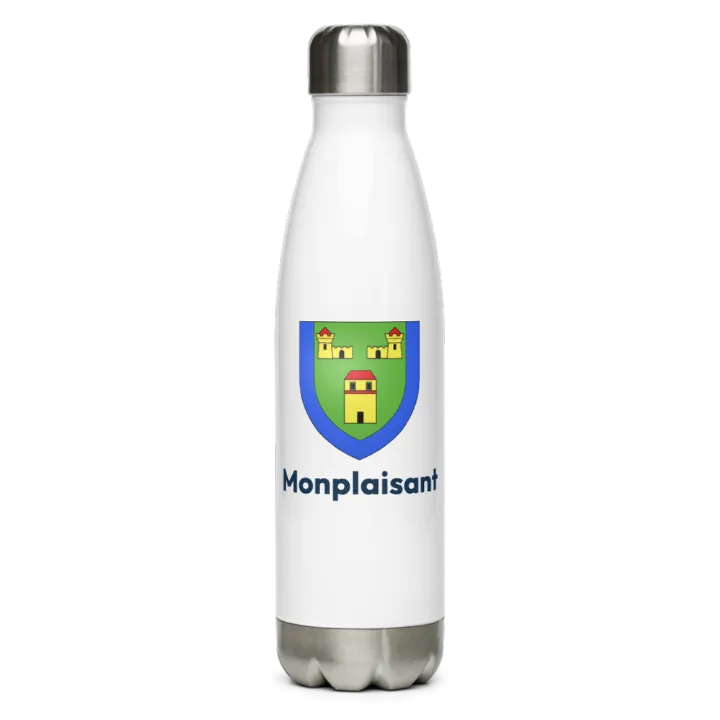 Gourde inox blason de Monplaisant