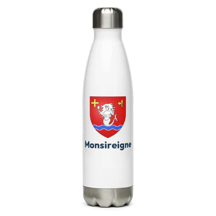 Gourde inox — blason de Monsireigne