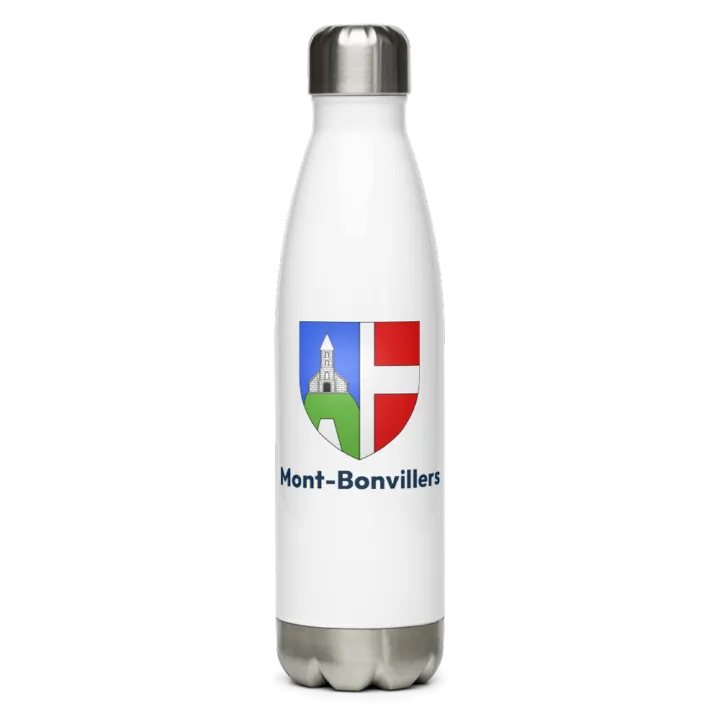 Gourde inox blason de Mont-Bonvillers