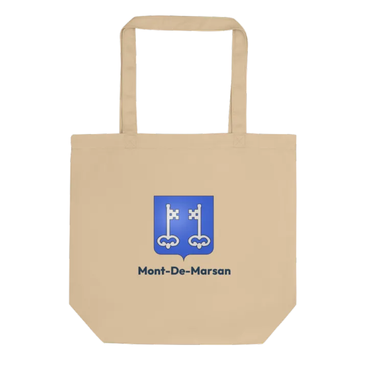 Tote bag coton bio — blason de Mont-de-Marsan