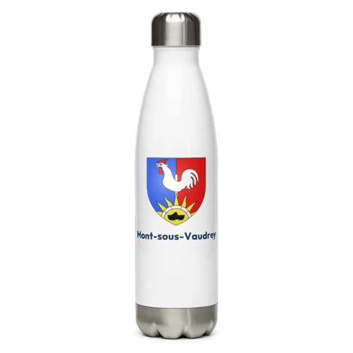 Gourde inox blason de Mont-sous-Vaudrey