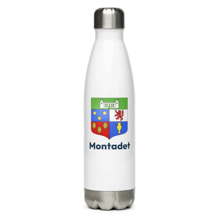 Gourde inox blason de Montadet