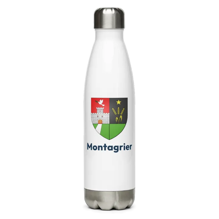 Gourde inox blason de Montagrier