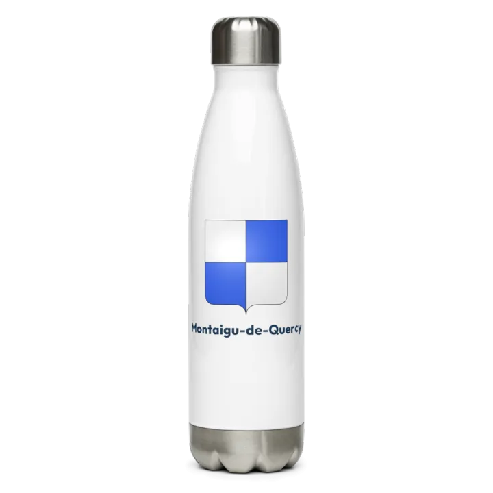 Gourde inox blason de Montaigu-de-Quercy