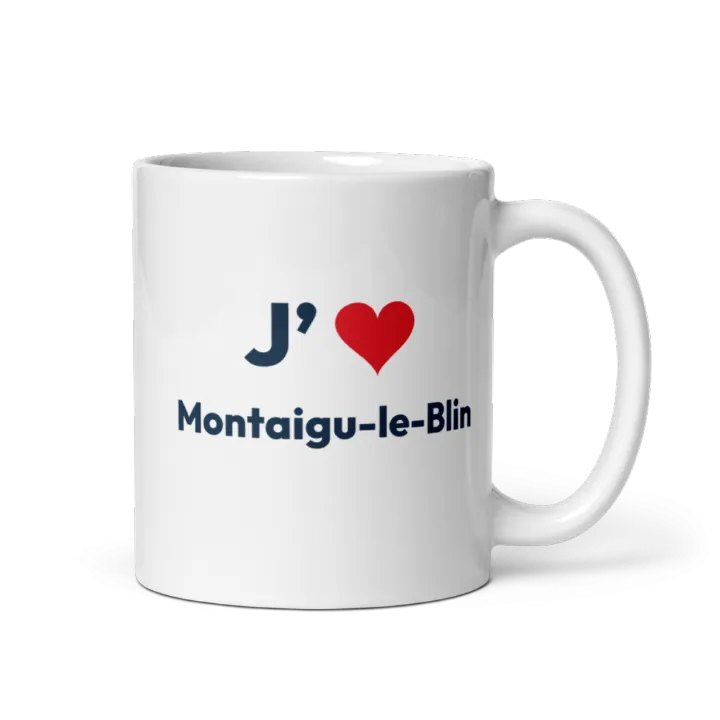Mug « J’❤ Montaigu-le-Blin »