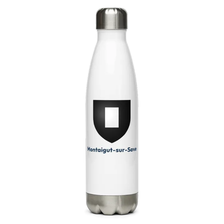 Gourde inox blason de Montaigut-sur-Save