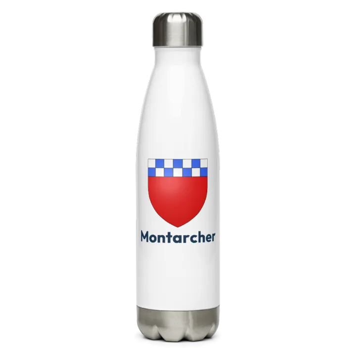 Gourde inox blason de Montarcher