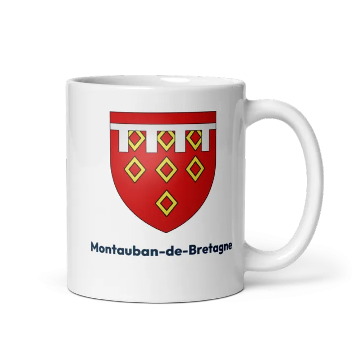 Mug blason de Montauban-de-Bretagne