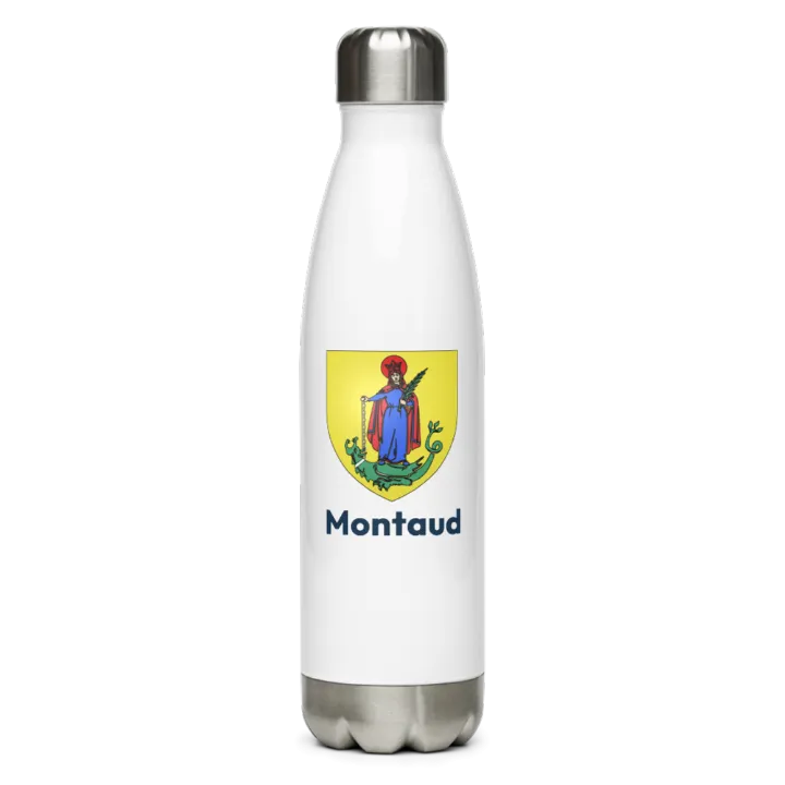 Gourde inox blason de Montaud