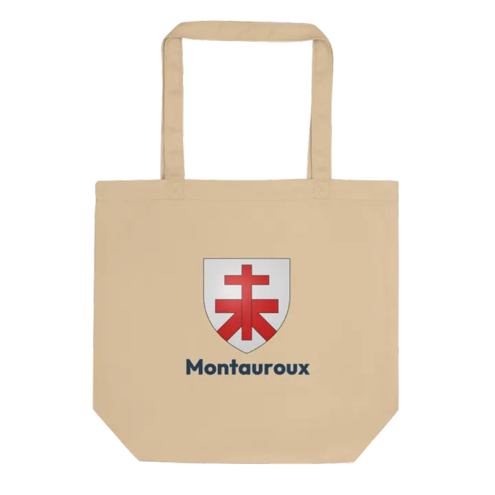Tote bag coton bio — blason de Montauroux