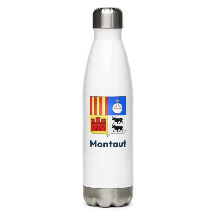 Gourde inox blason de Montaut