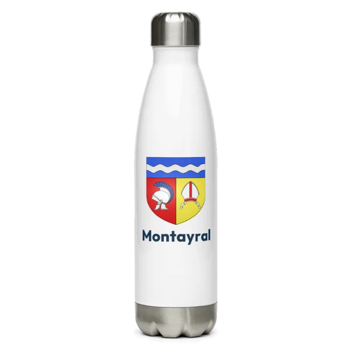 Gourde inox blason de Montayral