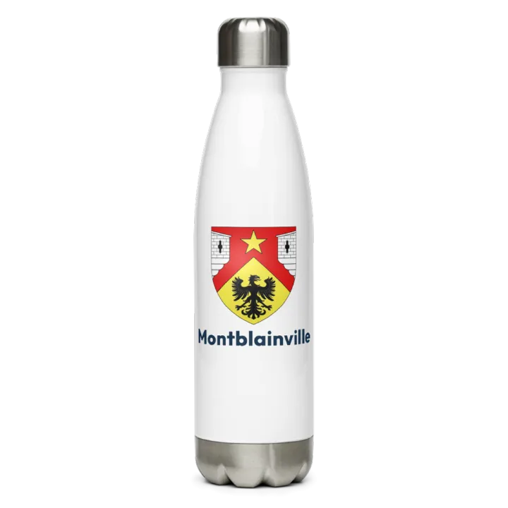 Gourde inox — blason de Montblainville